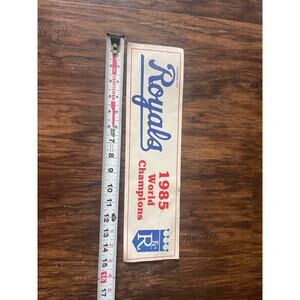 Vintage KC Royals bumper sticker